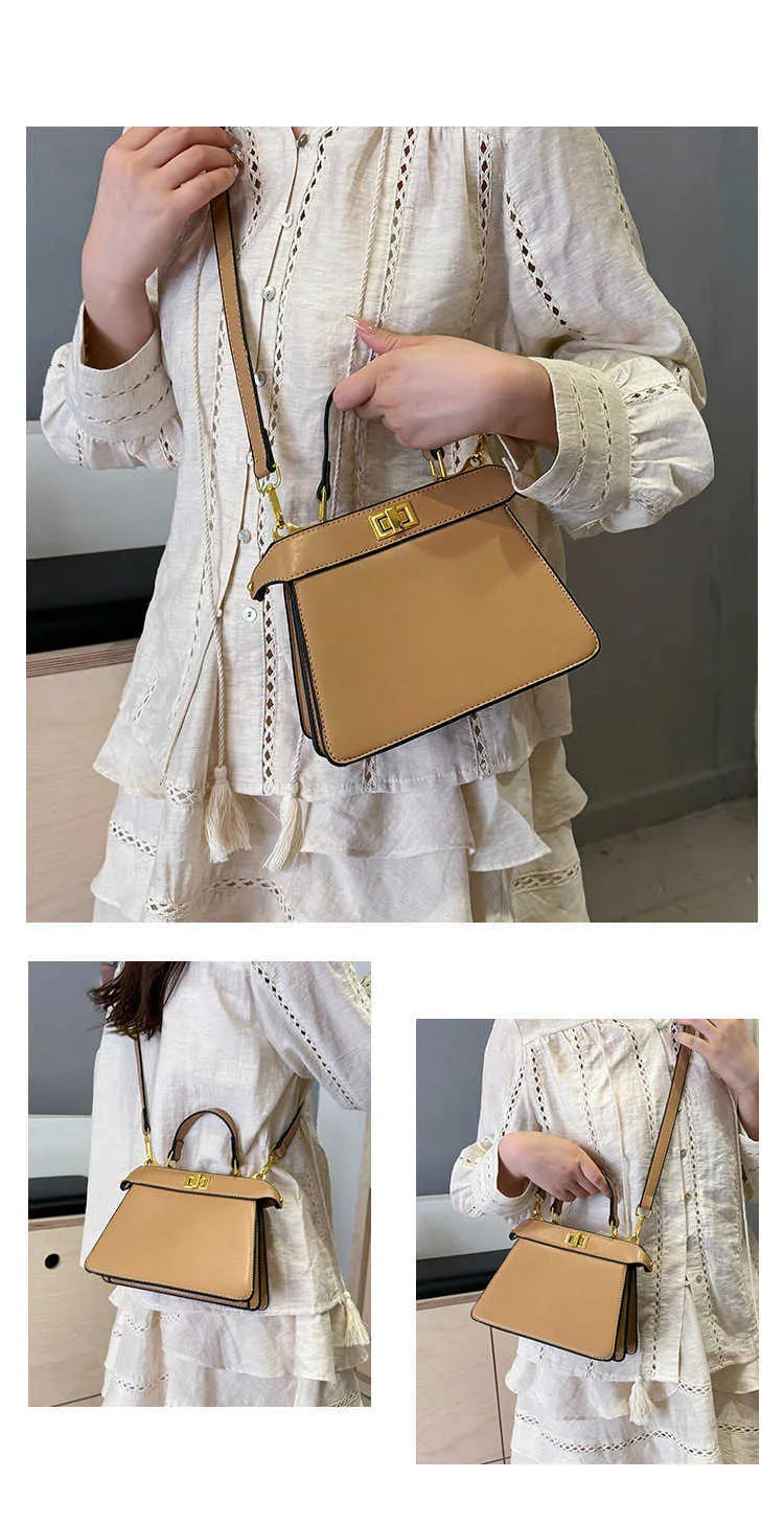 F&S Women Quality Leather Elegant Mini Hand and Shoulder Bag