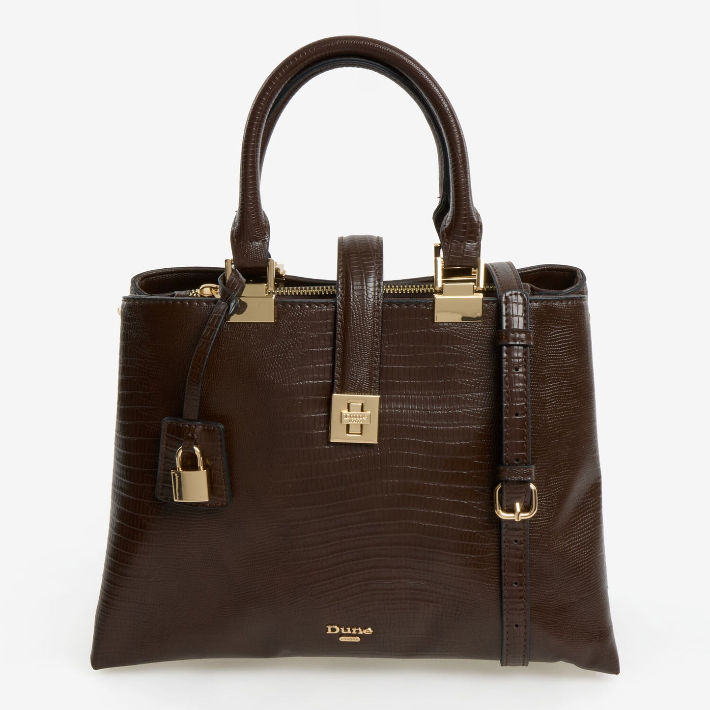 Dune Brown Faux Reptile Skin Grab