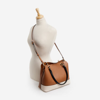 DUNE LONDON Brown & Beige Tote Bag