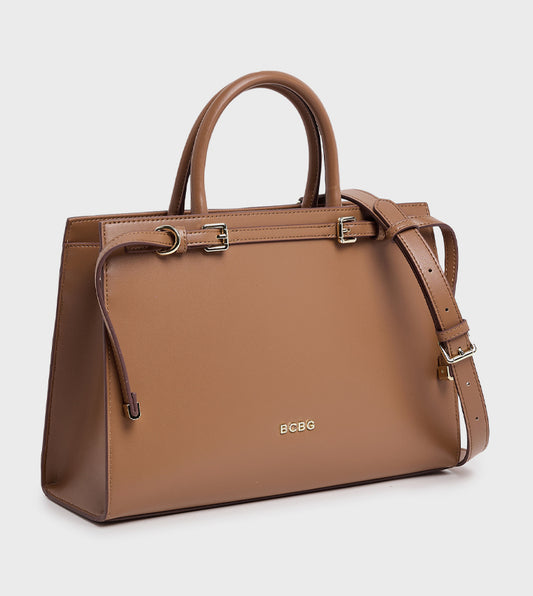 BCBG Logo Detail Satchel Bag