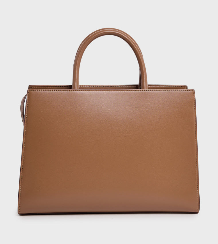 BCBG Logo Detail Satchel Bag