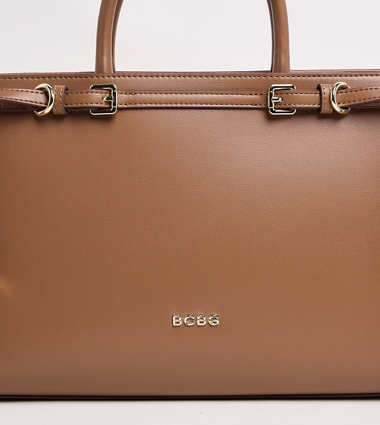 BCBG Logo Detail Satchel Bag