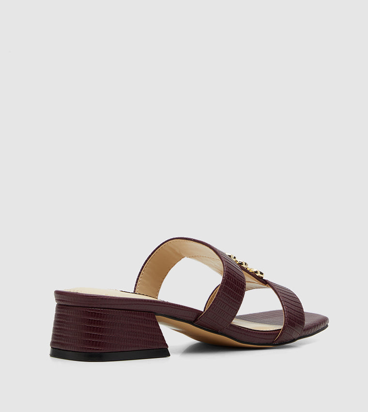 Nine West Cut-Out Block Heel Sandals