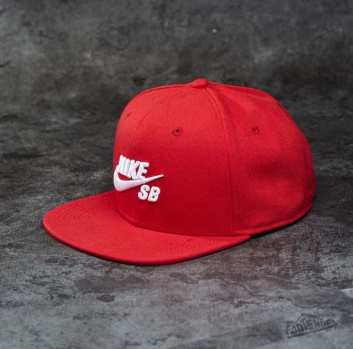T C Unisex Nike SB icon snapback Face cap Red Your Daily Store Online