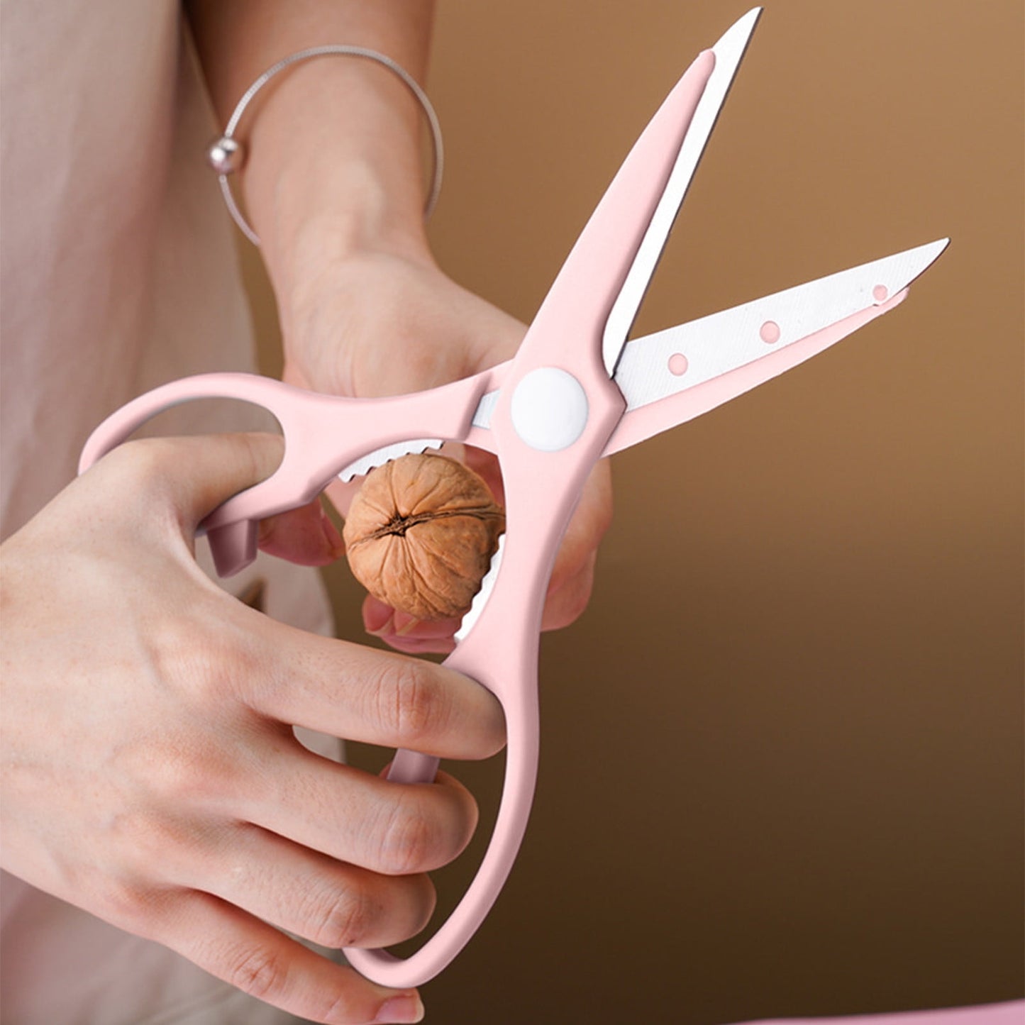 Portable Knife Set Kitchen cutter sets (Pink and blue)