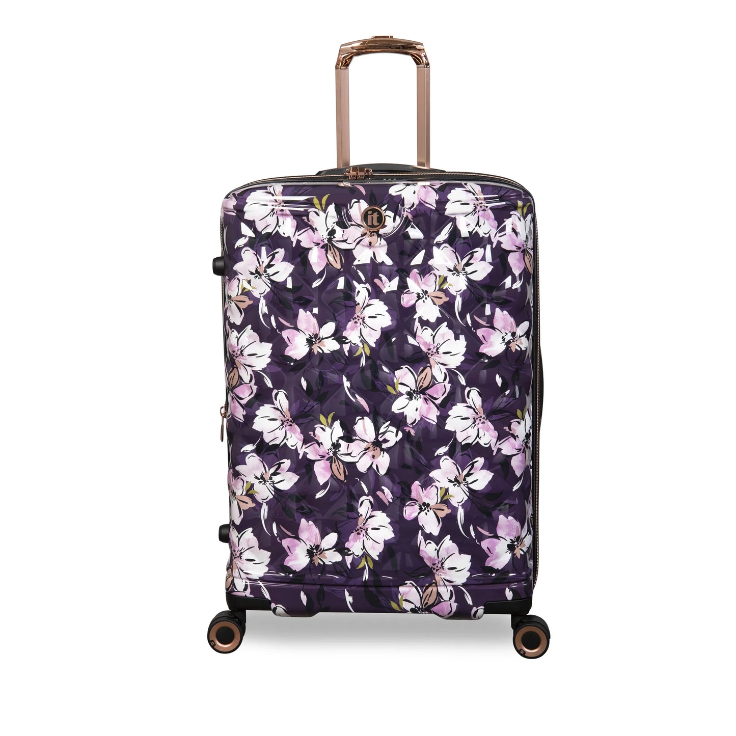It Luggage Indulging - 4pc Set (Camellia Floral Purple Berry)