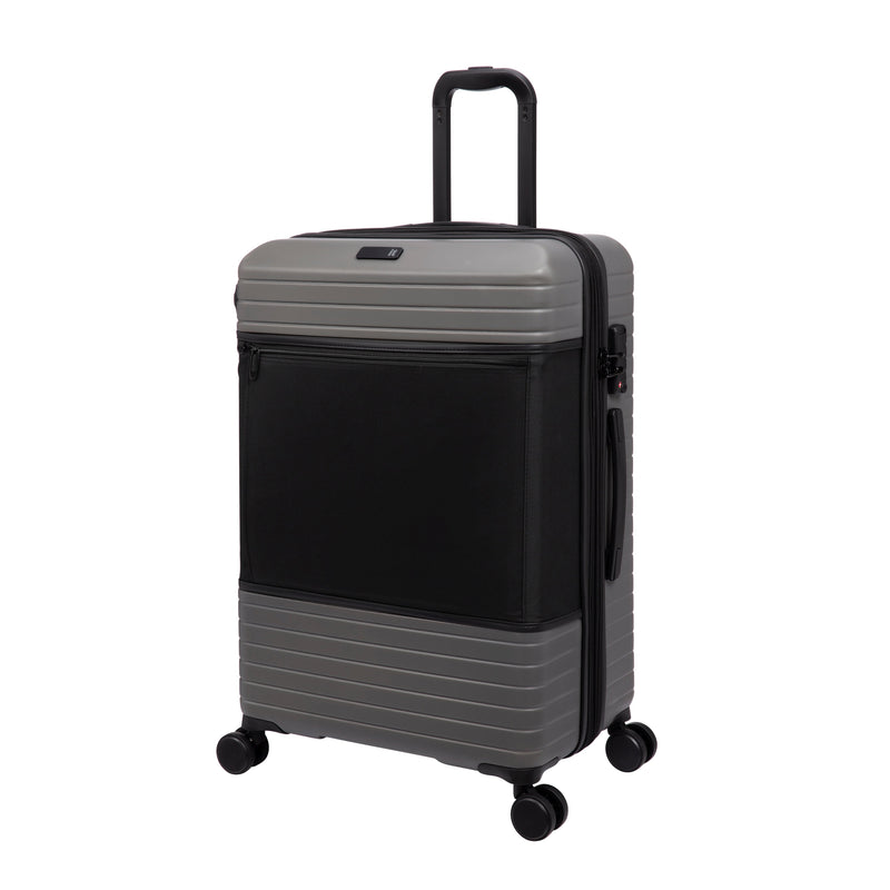 IT Luggage Hi Impakt Expandable Attuned - 3pc Set (Charcoal)