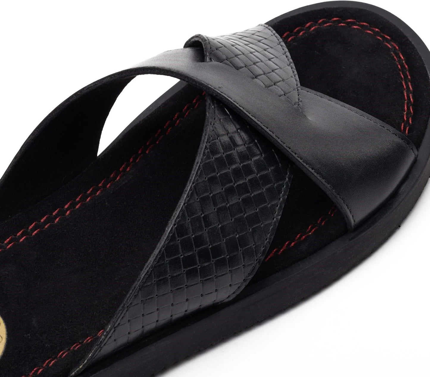 Base London Astro Slip on Sandal Black