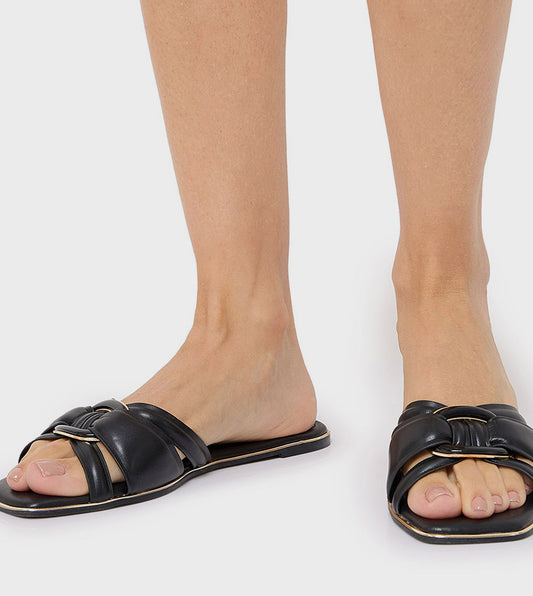 R&B Strappy Flat Sandals