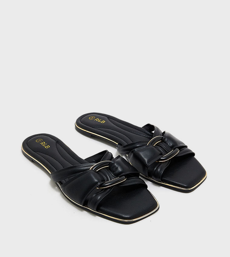 R&B Strappy Flat Sandals