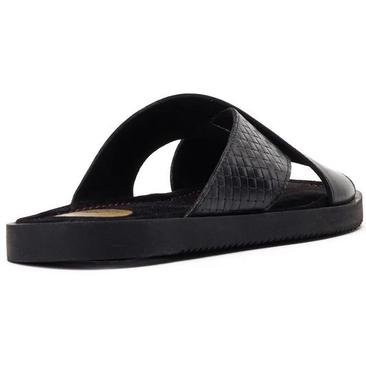 Base London Astro Slip on Sandal Black