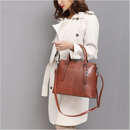 New women's shoulder/crossbody leather hand bags