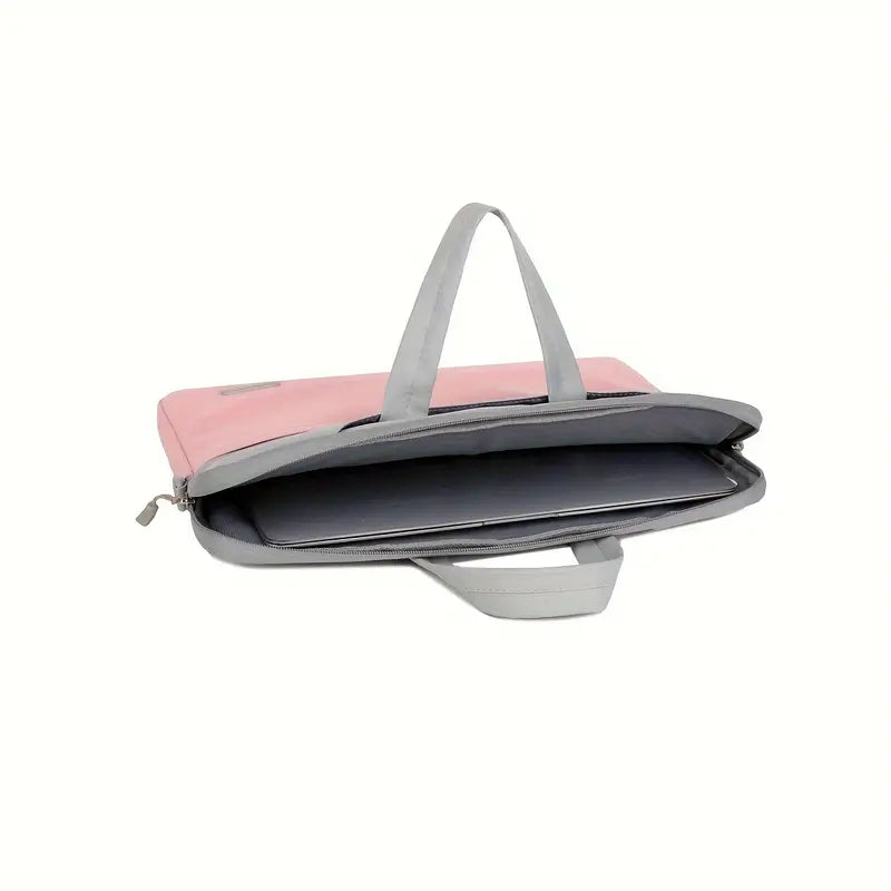 Unisex ombre laptop bag Grey Pink SJP