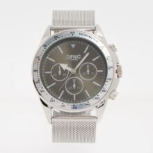 DFND Silver Tone Chronograph Watch