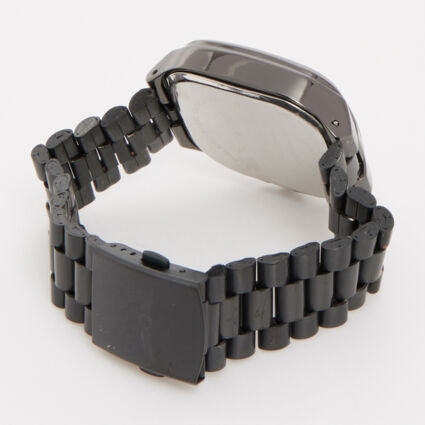 Gianello Black Square Link Strap Watch