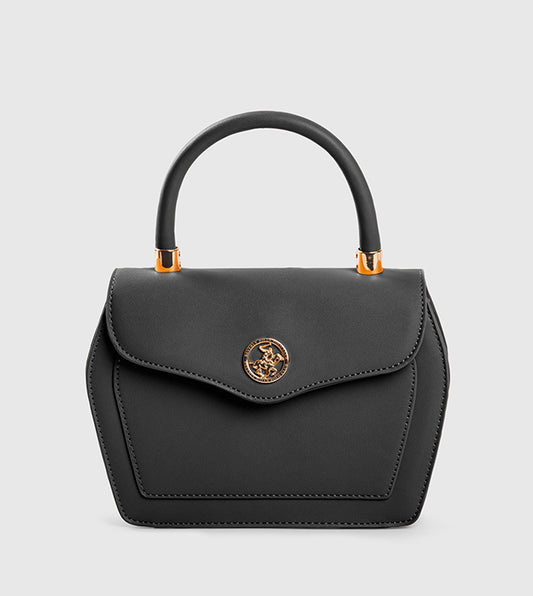 Beverly Hills Polo Club Logo Detail Top Handle Bag
