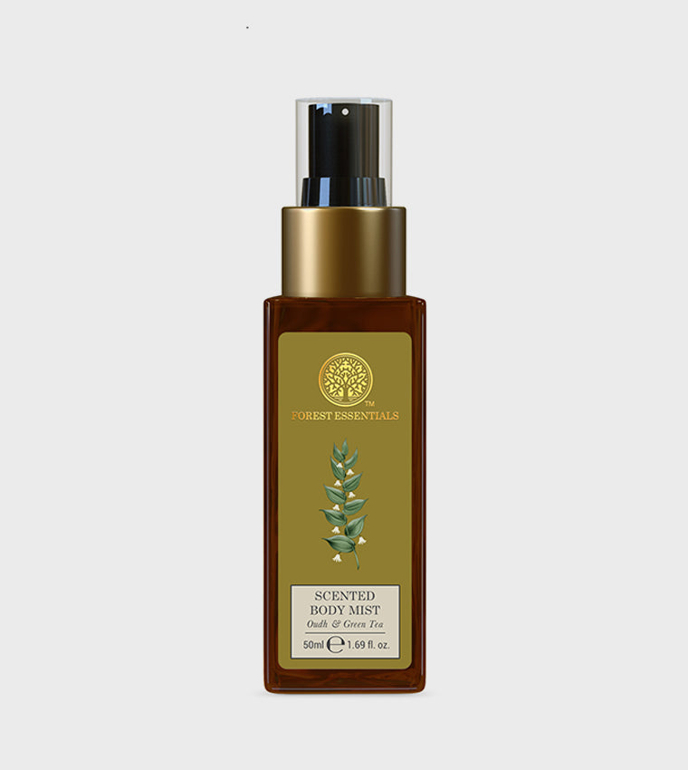 Forest Essentials Oudh & Green Tea Body Mist (G), 50ml