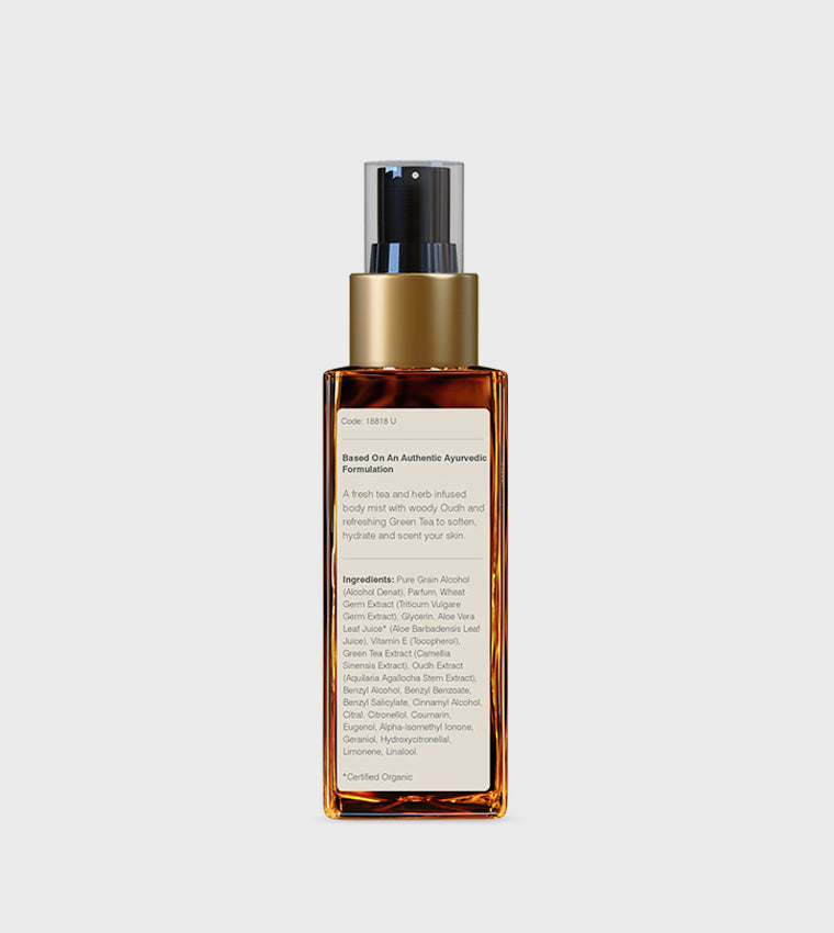Forest Essentials Oudh & Green Tea Body Mist (G), 50ml