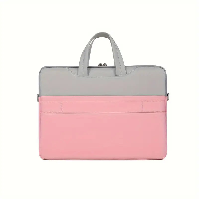Unisex ombre laptop bag Grey Pink SJP