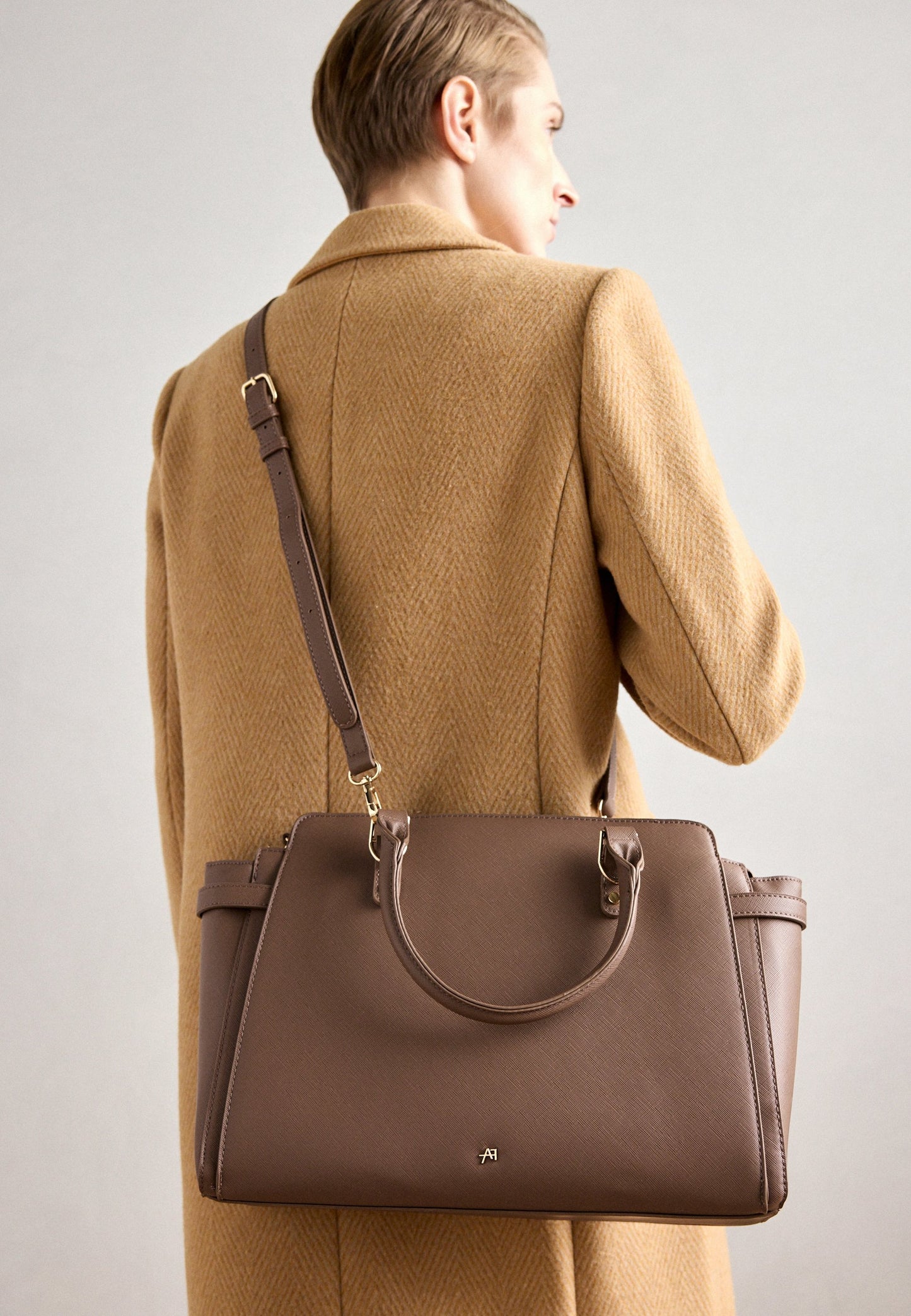 Anna Field Faux leather Handbag - brown