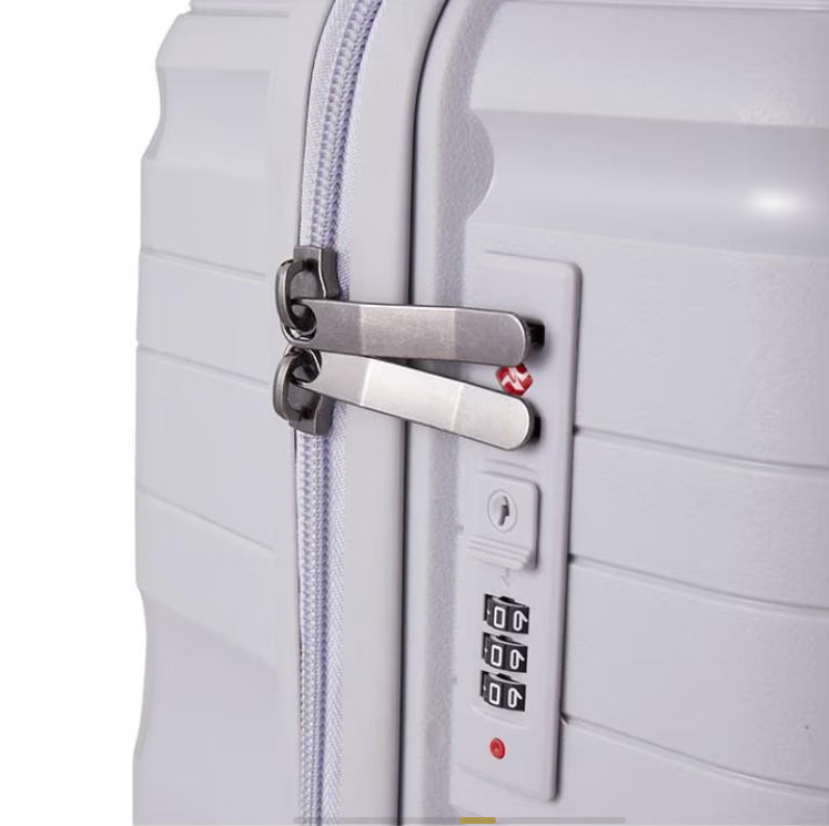 SHEONLY 4PCS Lockable Travel Suitcase Set - Grey