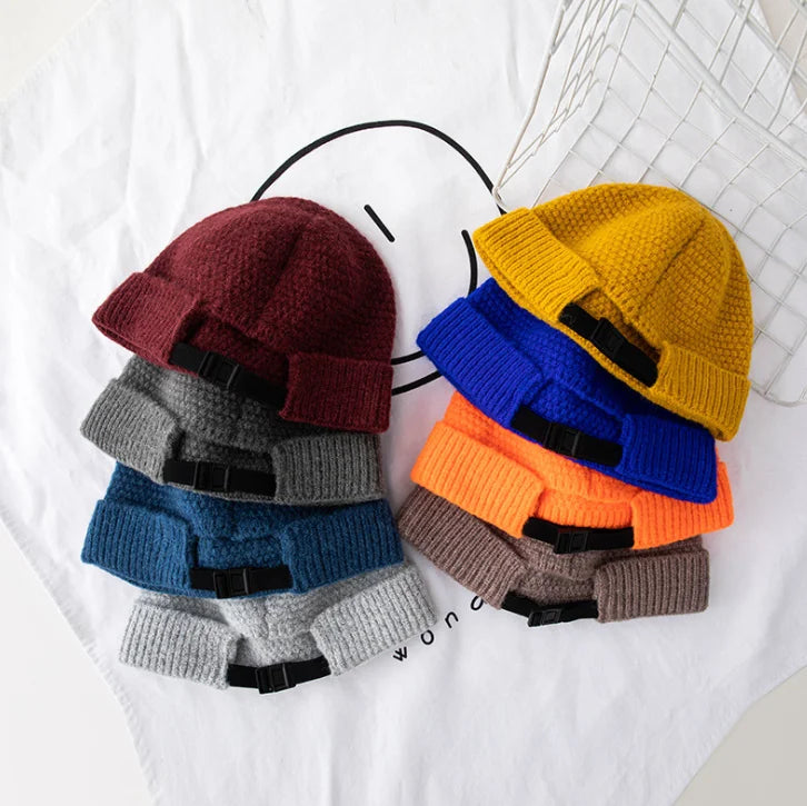 T&C new winter knitting elastic beanie brimle