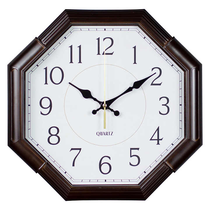 1pc Creative Octagonal digital wall clock 30cm