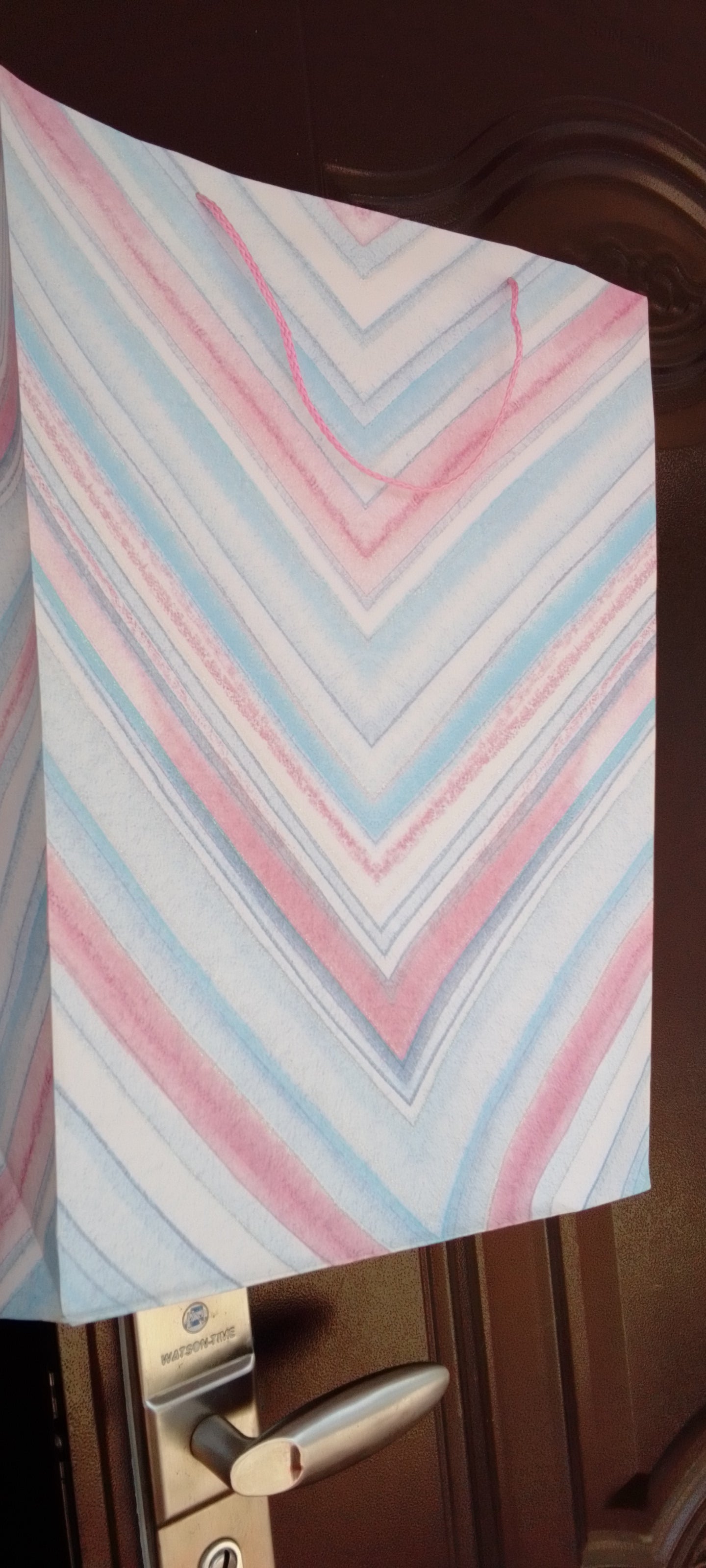 MULTICOLOUR SHIMMER GIFT BAG - LARGE