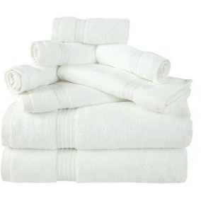 Bliss Casa 8-Piece 100% Combed Cotton 550 GSM Quick Dry Highly Absorbent Thick Bathroom Soft Hotel Quality For Bath And Spa Towel Set