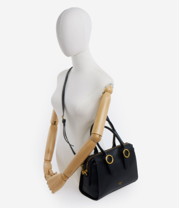 Bessie London Black Bowling Grab Bag