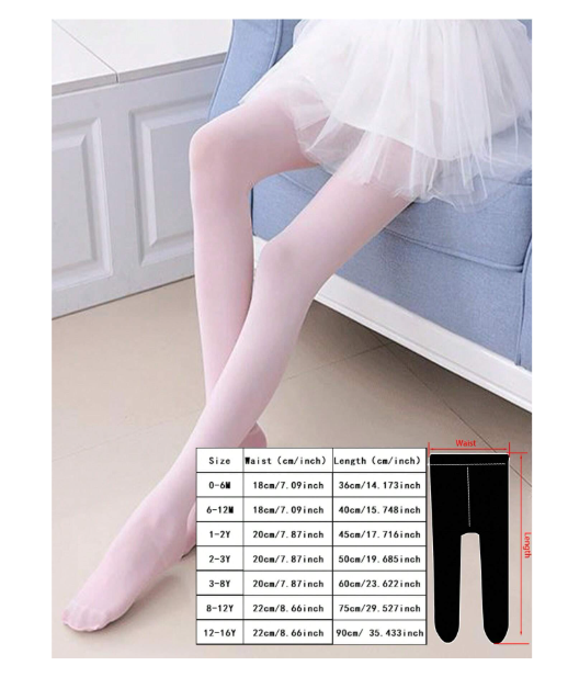 Shein 4 Pairs Dance Tights Suitable For Baby, Children And Teenagers