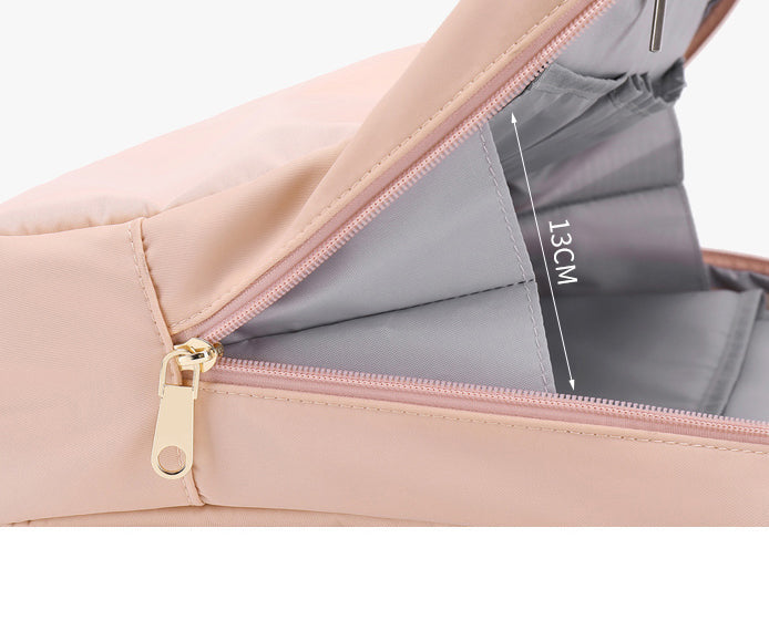 Fashion Women's Notebook Briefcase, Laptop Crossbody Bag Shoulder Bags Business Travel: Light Pink