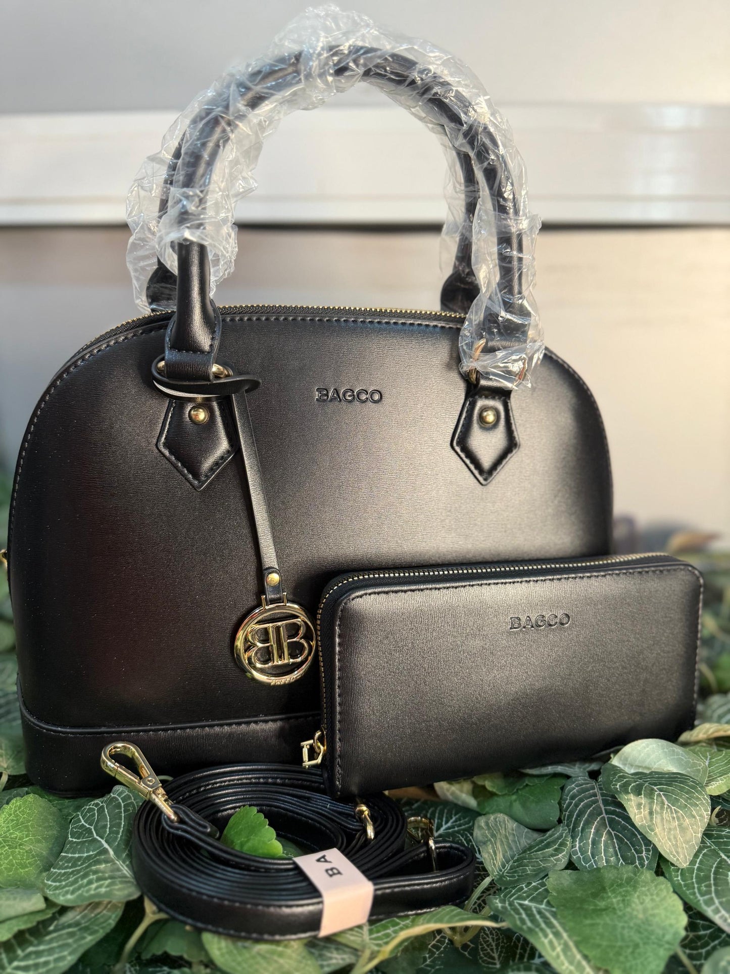 Bagco Black hand and crossbody Bag