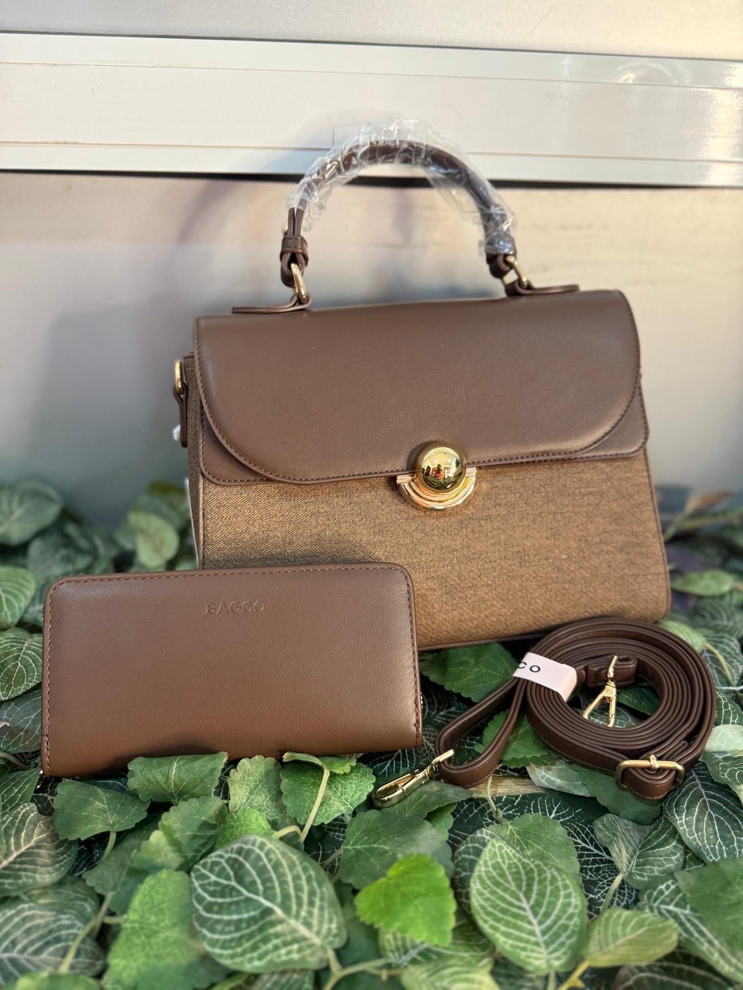 Bagco Brown Crossbody Handbag