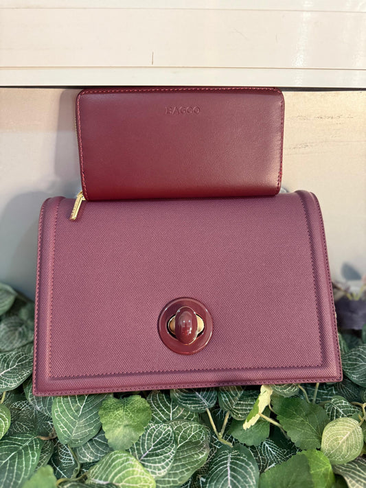 Bagco satchel shoulder handbag- Medium