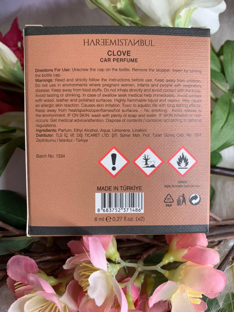 Hareem Istanbul Niche car freshener: Clove