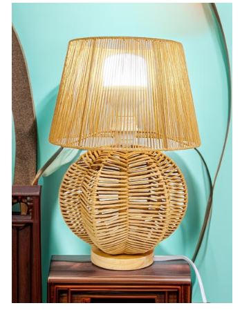 XiuWoo Japanese Atmosphere Table Lamp Bedroom Bamboo Floor Lamp For Room Decor
