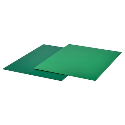 FINFÖRDELA Bendable chopping board - green/bright green