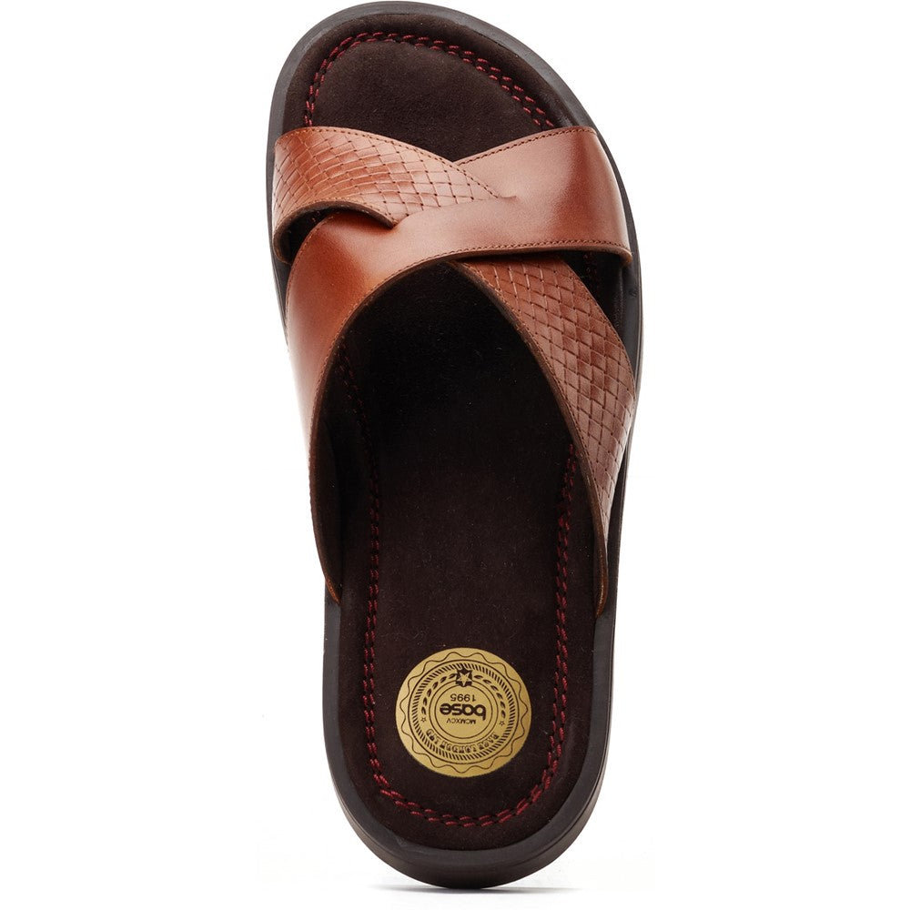 Base London Astro Slip on Sandal Burnt Tan