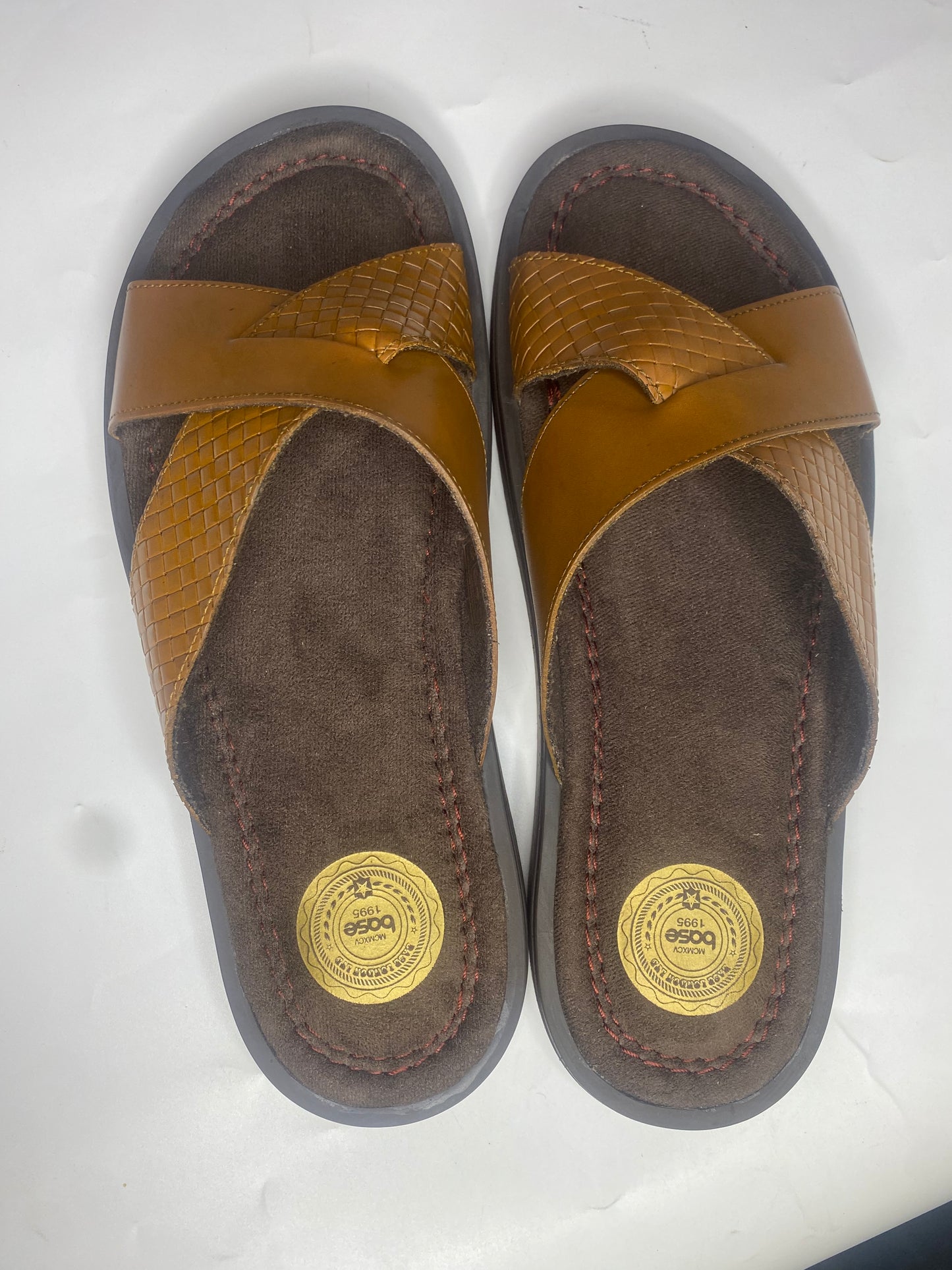 Base London Astro Slip on Sandal Burnt Tan