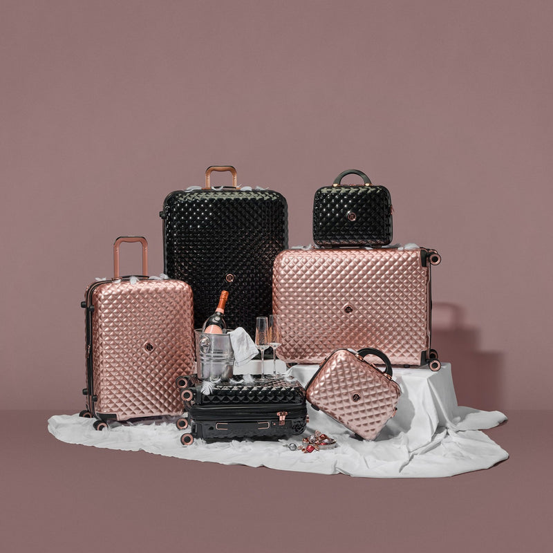 It Luggage METALIK Glitzy - 5pc Set (Metallic Rose Gold)