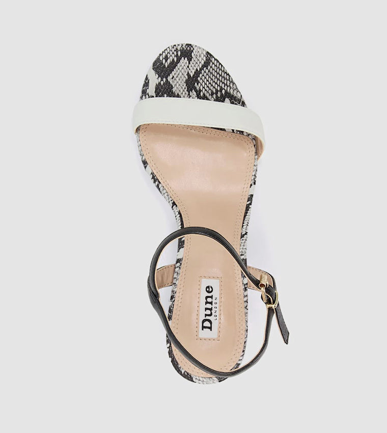 Dune London Ankle Strap Block Heels