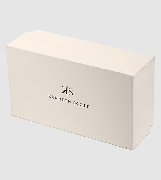 Kenneth Scott Classic Analog White Dial Watch