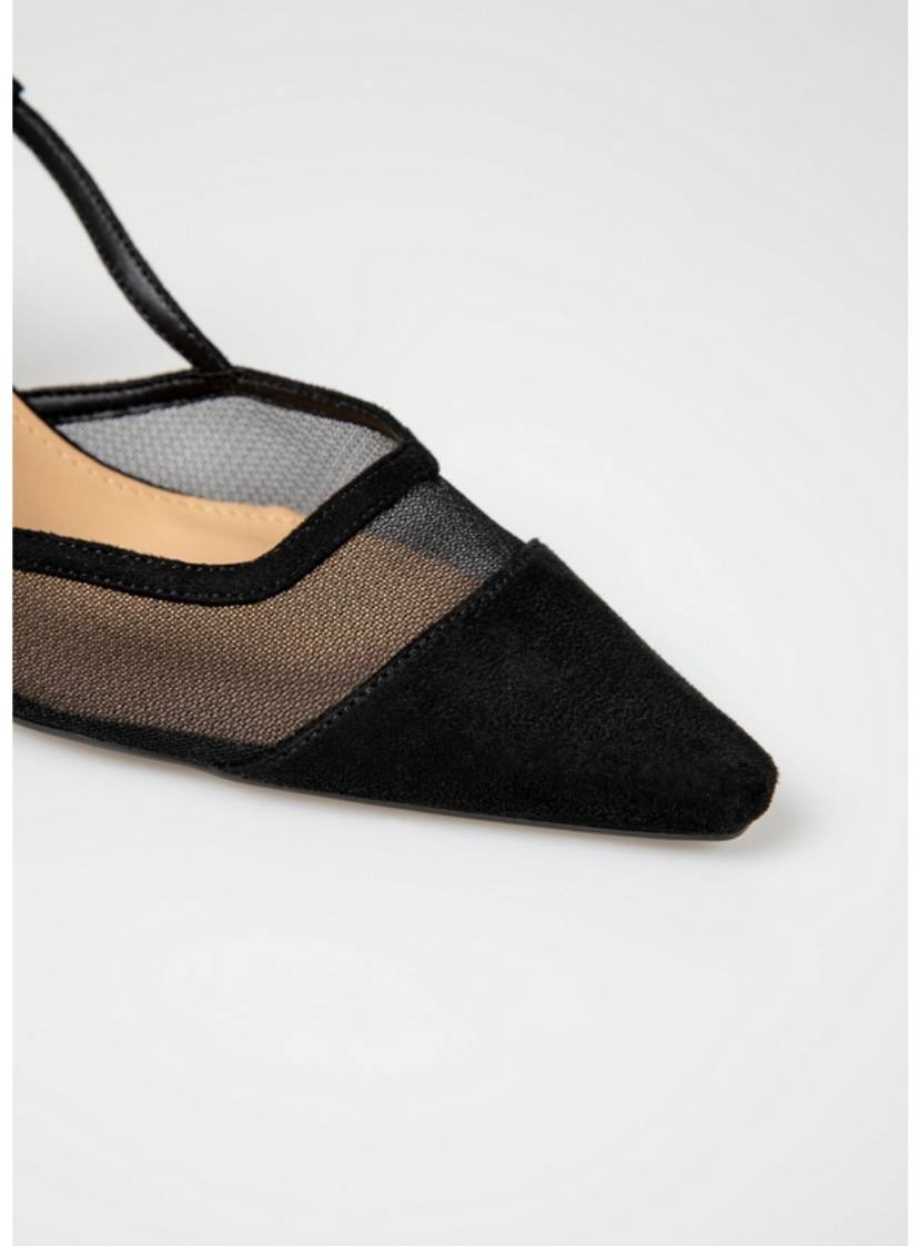 Celene Kitten Heel Pump - Black