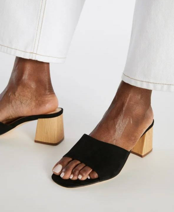 Harlowe Heeled Sandal - Black