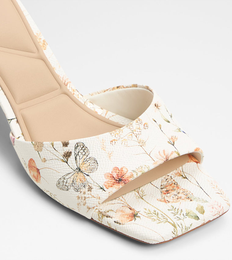 Aldo SOPHISTICATION Floral Printed Heeled Sandals