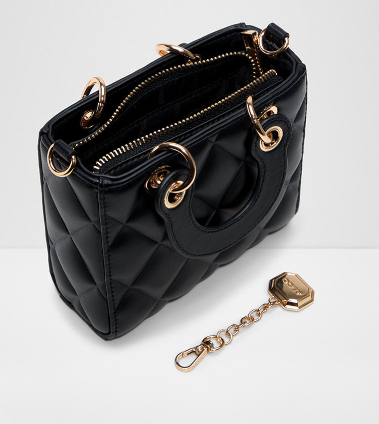 Aldo SUNBLING Quilted Mini Bag : Black