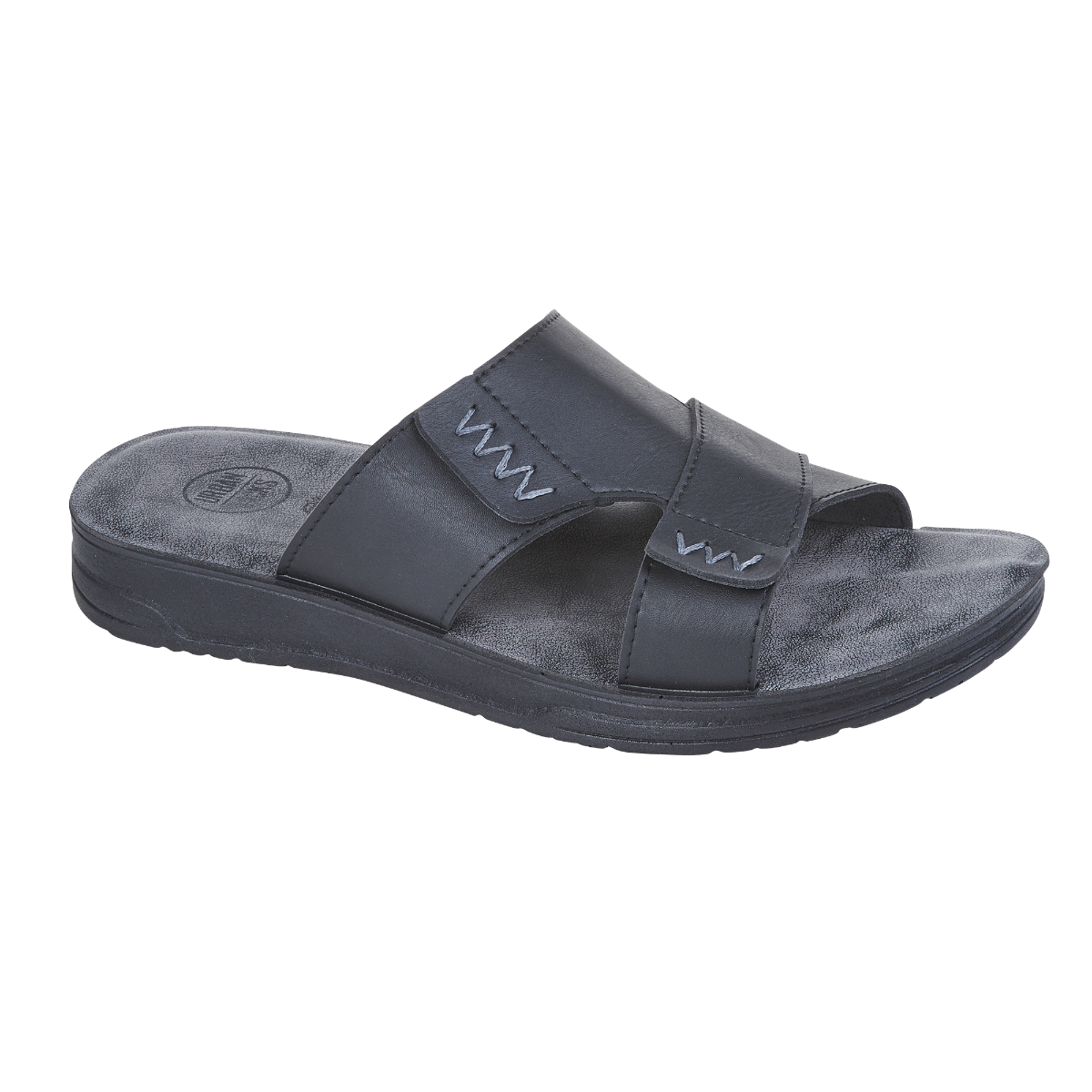Urban Jacks Black Bedale Sandals