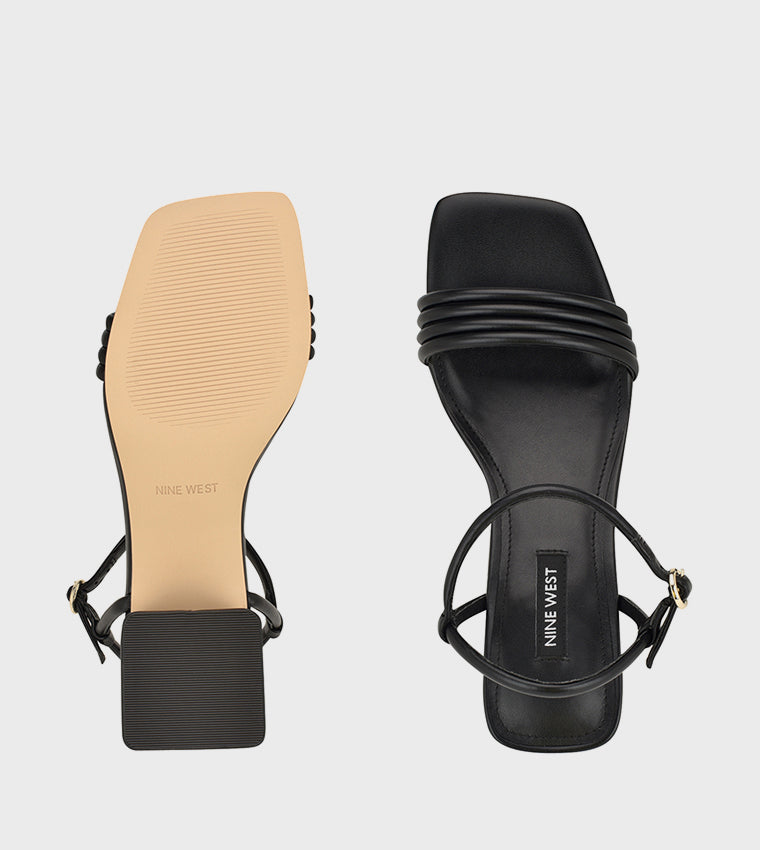 Nine West BERNISE Ankle Strap Block Heel Sandals