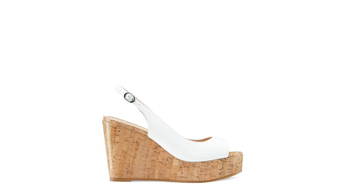 STUART WEITZMAN Riveria Wedge-Heel Slingback Sandals